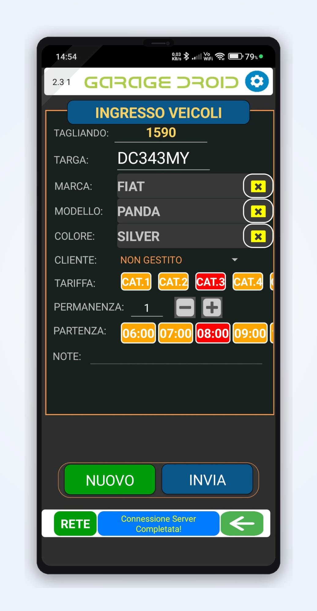 GarageDroid - App Android per GarageWin