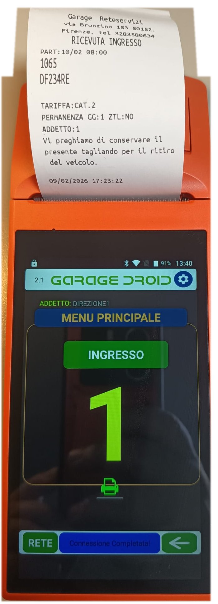 Senraise H10P con GarageDroid